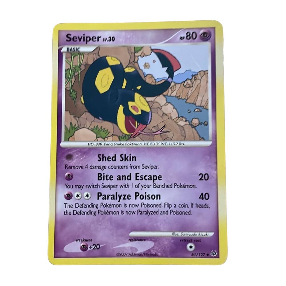 Seviper Pokémon Card‎